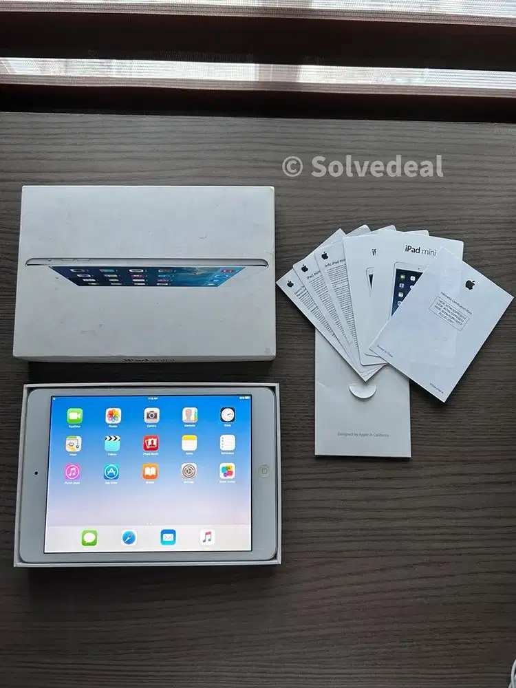 iPad Mini 16GB Silver iBox — Mulus Fungsi Normal + Bonus Game