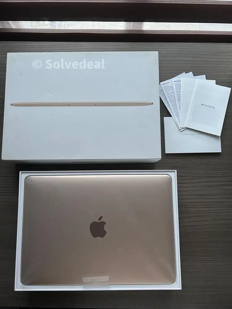 MacBook Retina 12 Inch Gold — RAM 8GB SSD 512GB Super Tipis & Ringan