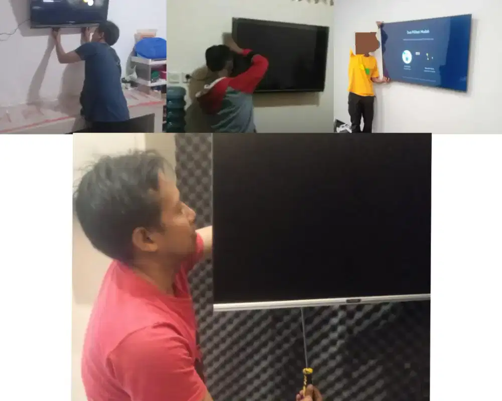 Braket +pasang atau jasa pasang terima rapih breket bracket led tv