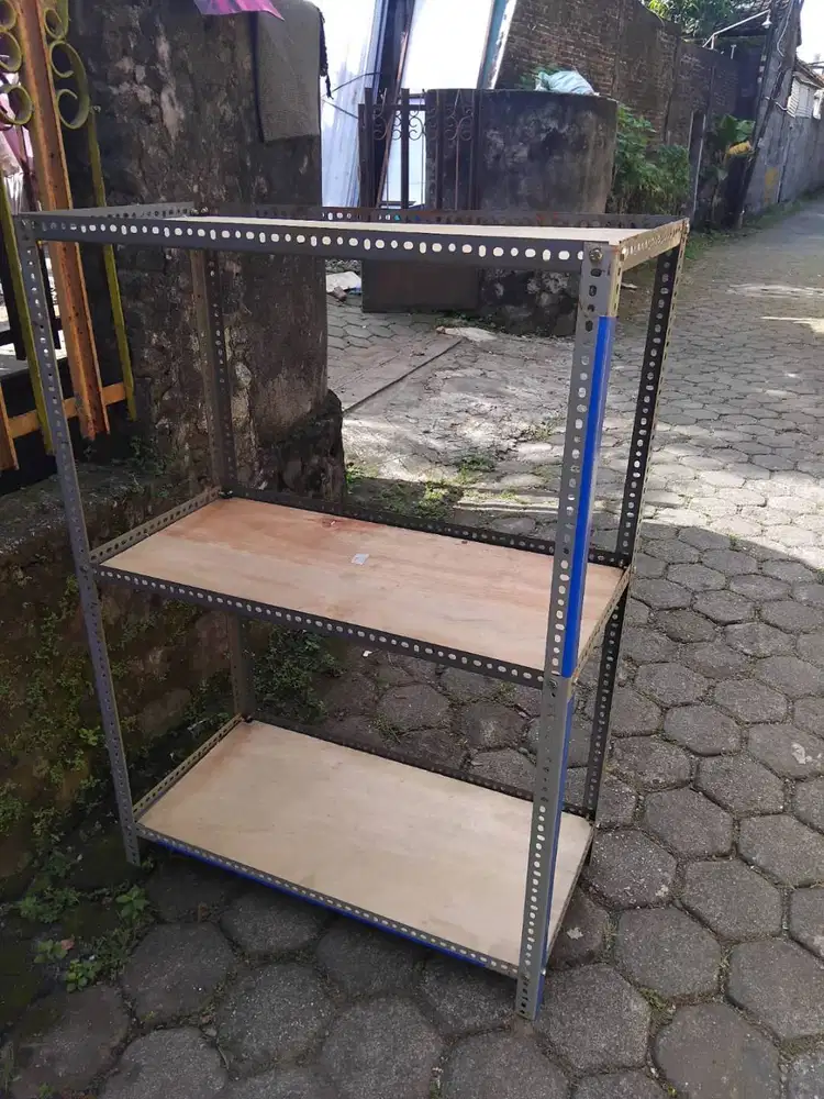 rak 3 tingkat besi murah 90x40x130