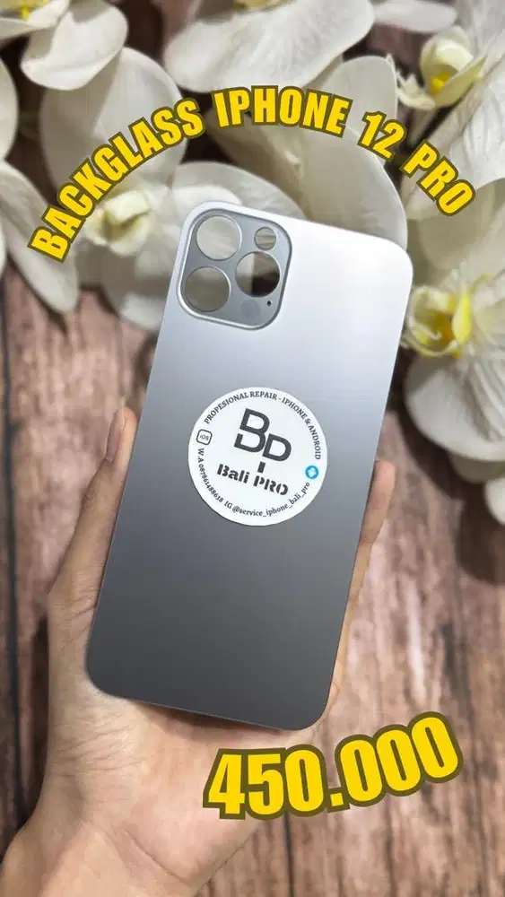 Backglass iPhone 12 / 12 Mini / 12 Pro / 12 Pro Max (16/3/26)