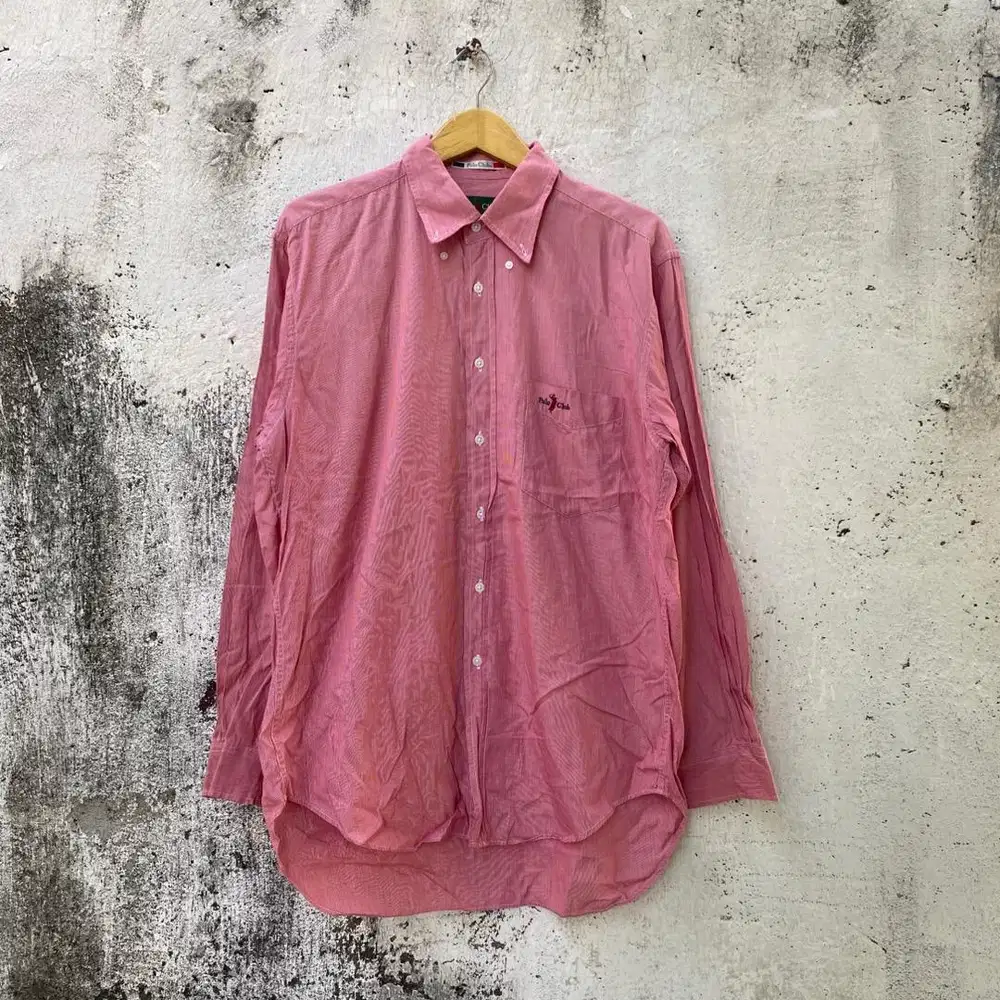 Kemeja Polo Club - Size L fit XL - Baju