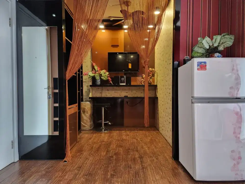 Green Pramuka City Type 2br Dijebol jadi 1br Full Furnish Bagus Tower Chrysant