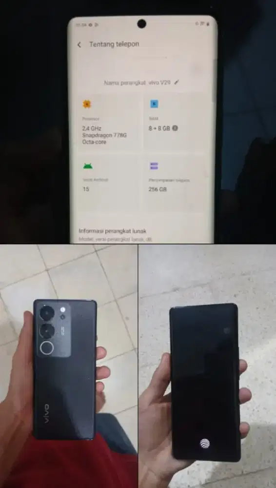 vivo V29 seken.noken kondisi mulus