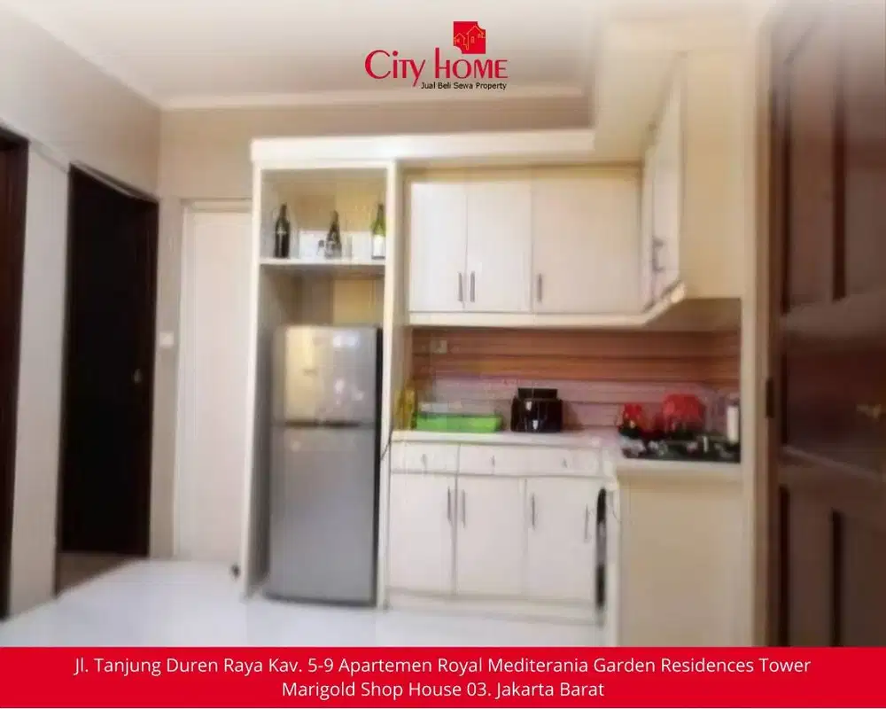 Dijual Murah 2BR FF Mediterania Garden 1 Tanjung Duren 40,5 m²