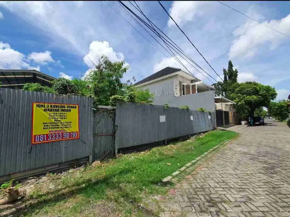 TER MURAH TANAH KAVLING SIAP BANGUN MANYAR SURABAYA DEKAT WISMA MUKTI ARAYA MERR
