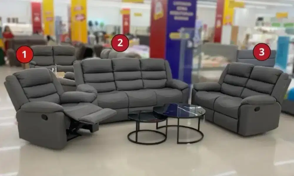 PROMO SOFA SET RECLINER