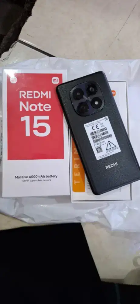Redmi note 15 ram 8/256 segel garansi resmi