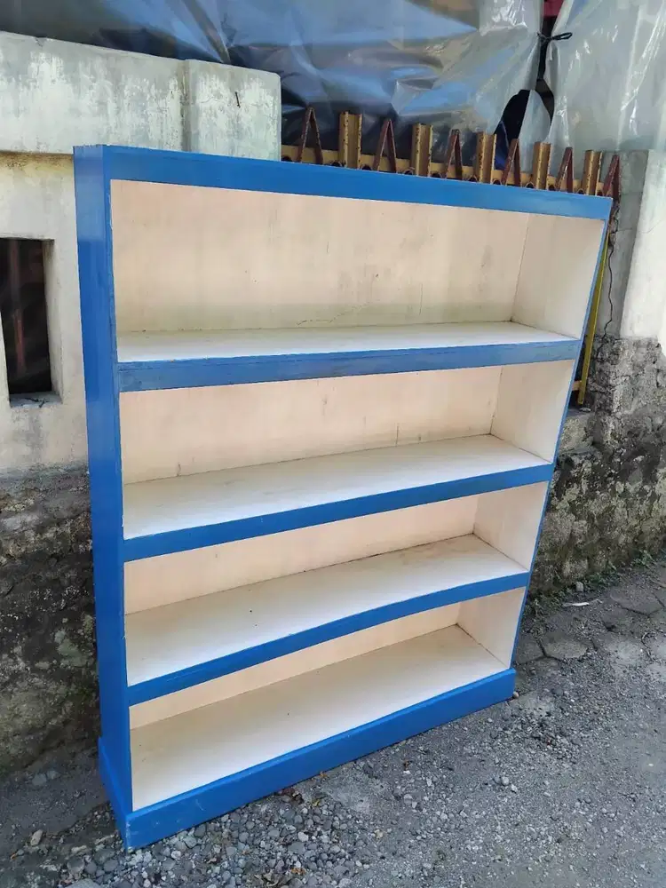 rak buku murah 120x25x150