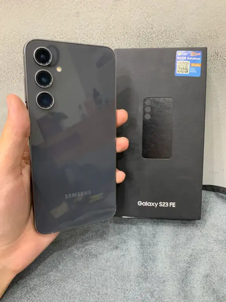 Samsung S23 FE 8/256 resmi sein, fullset original, siap pakai