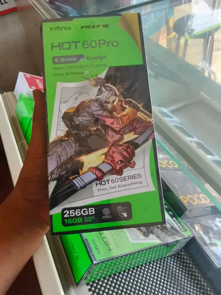 New Infinix hot60i pro 8/256 garansi resmi 1thn