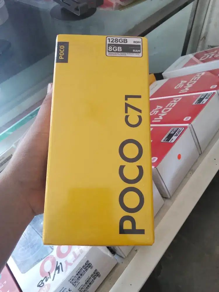 New Poco c71 4/128 garansi resmi 1thn