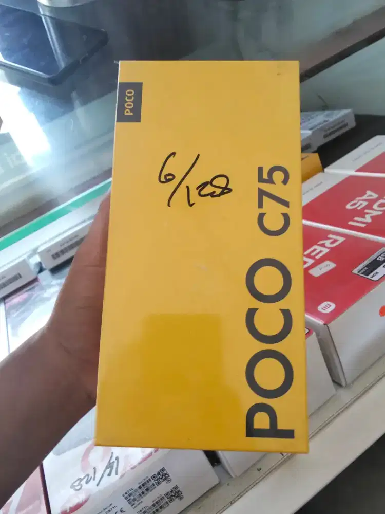 New Poco c75 6/128 garansi resmi 1thn