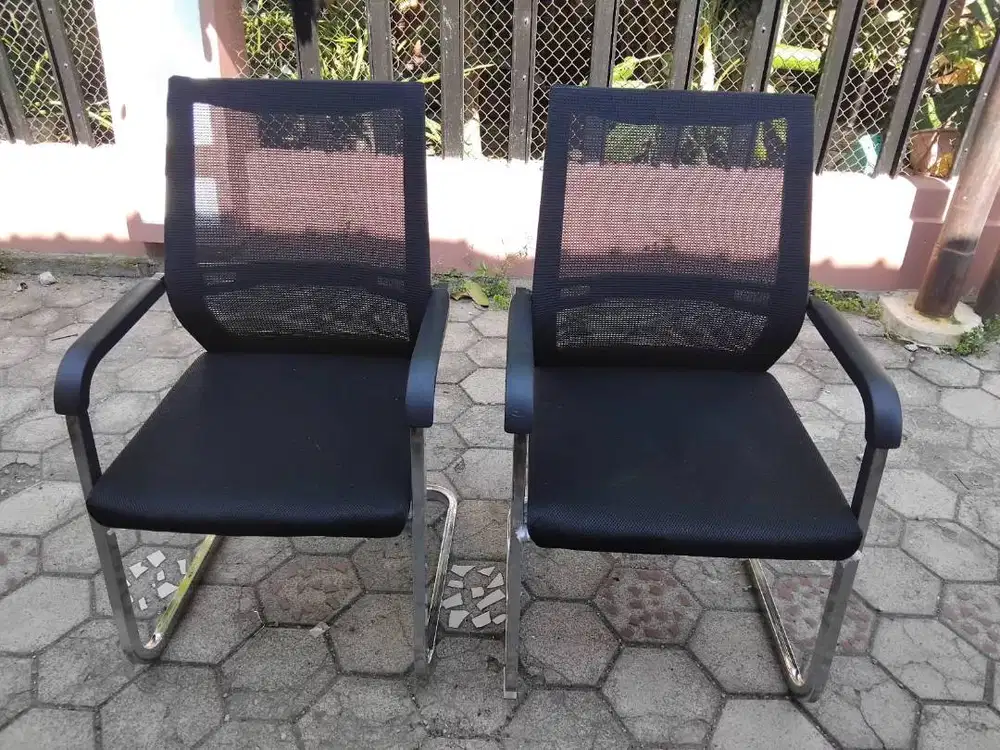 kursi hadap kantor stainless