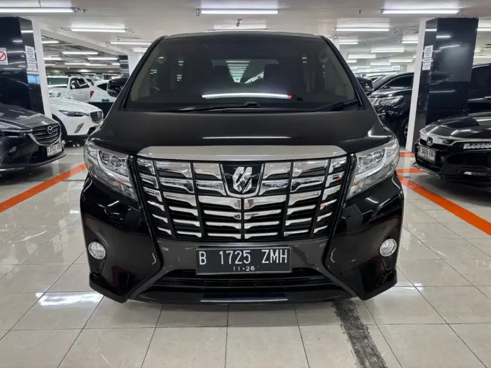 Toyota alphard 2016 new mdl hitam pribadi mulus istimewa
