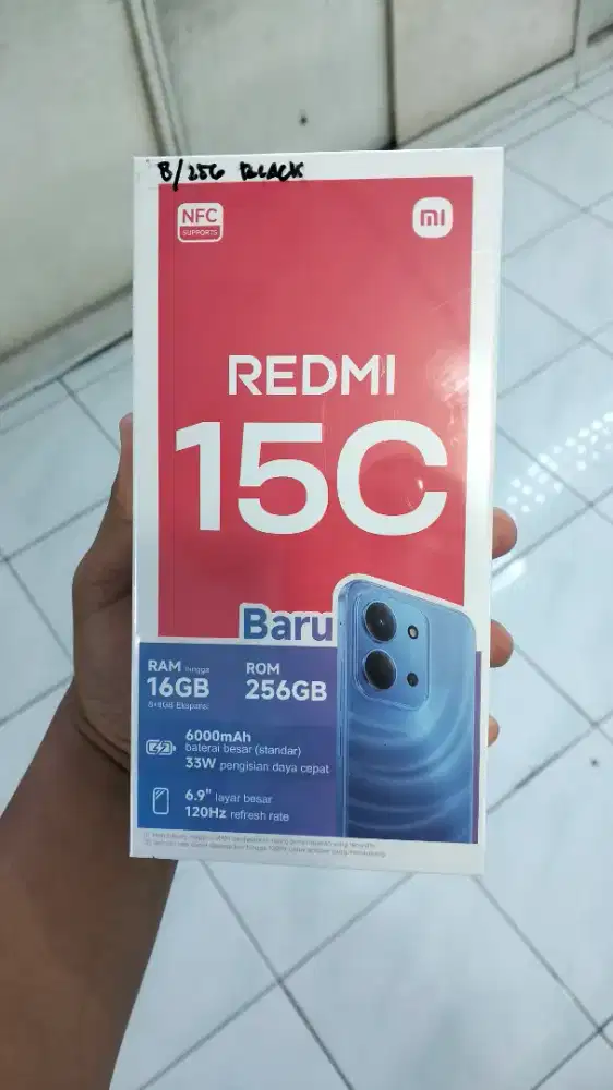 Xiaomi redmi 15c (8/256) new spesial promo