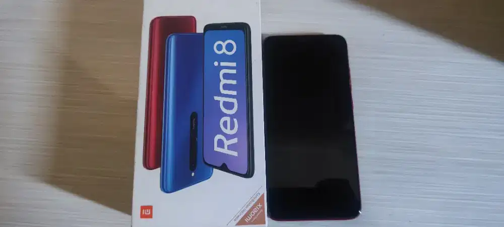 Redmi 8 warna merah fullset
