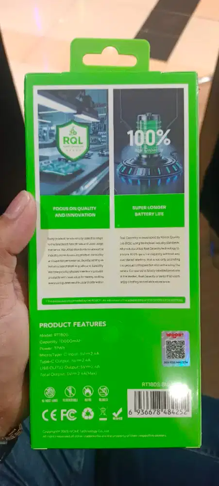 Power Bank Robot 10000 mAh