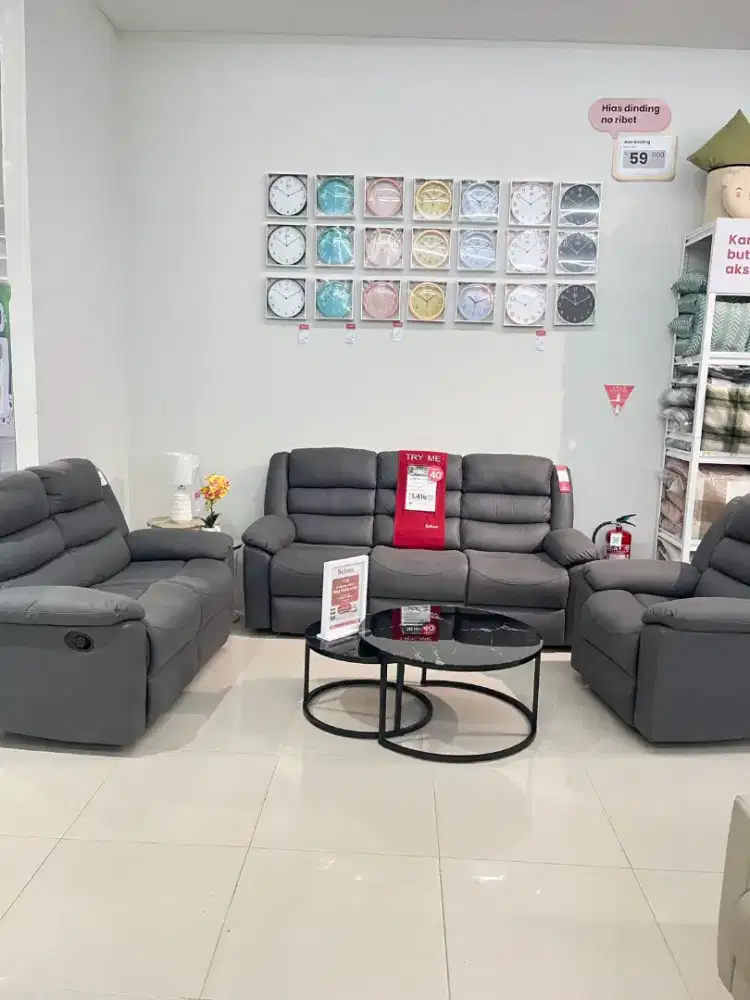 Sofa set recliner