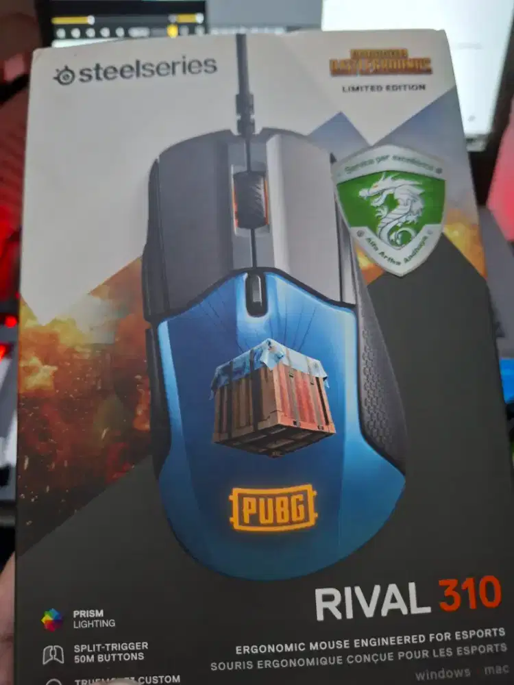 Mouse steelseries rival 310 pubg edition istimewa