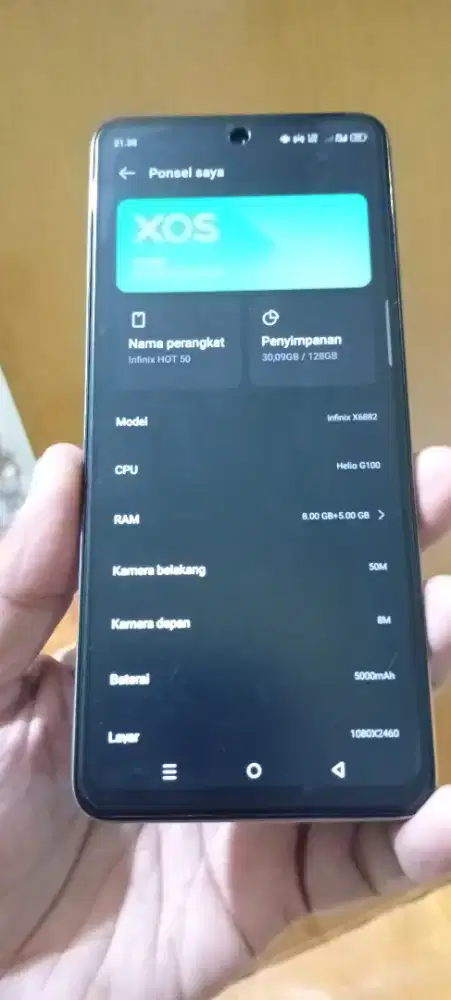 Infinix hot 50 8+8/128 Unit only