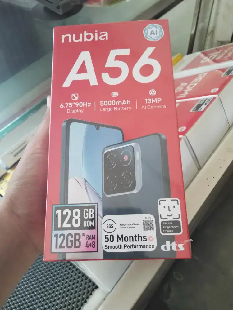 New Nubia A56 4/128 garansi resmi 1th
