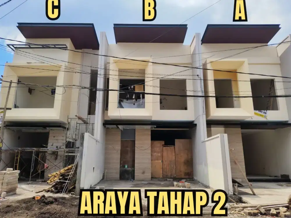 ‼️UNIT A‼️BARU GRESS RUMAH ARAYA 2 GALAXY BUMI PERMAI SURABAYA TIMUR. DEKAT ITS, MERR, SEMOLOWARU, NGINDEN, dsb
