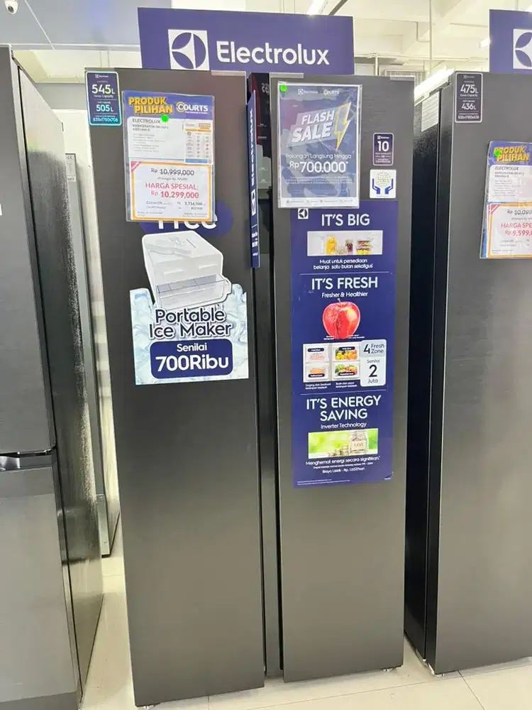 ELECTROLUX REFRIGERATOR SBS 505 L