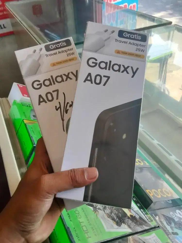 New Samsung a07 4/64 garansi resmi 1th