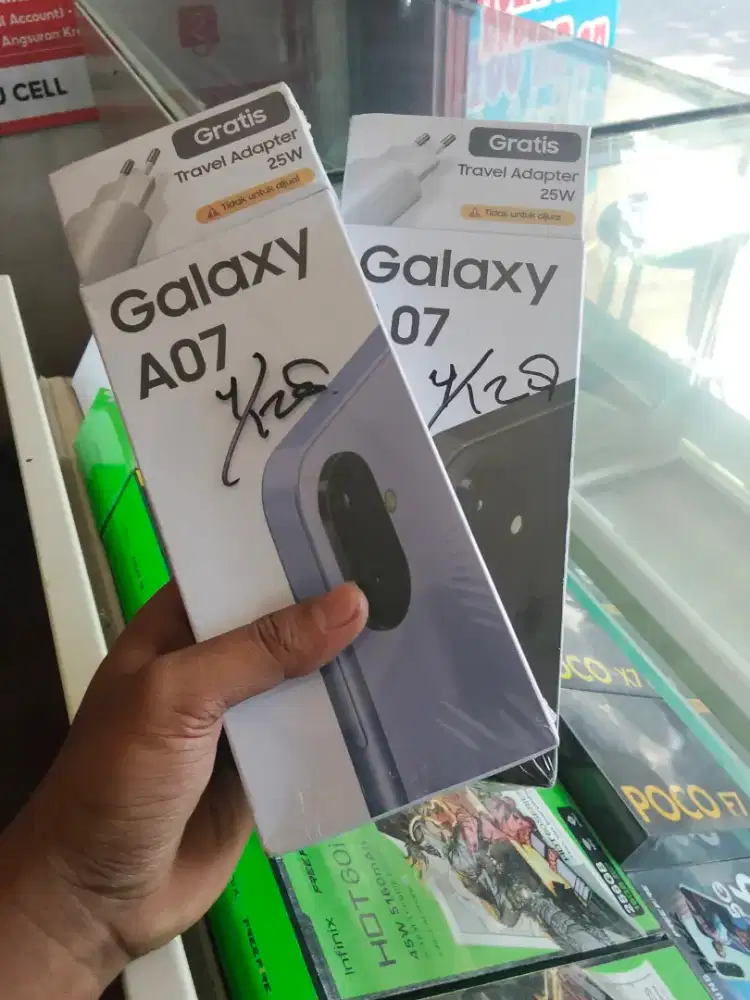 New Samsung a07 4/128 garansi resmi 1th