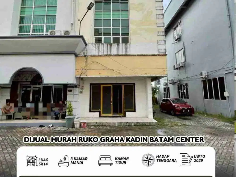 Dijual murah Ruko graha kadin batam center