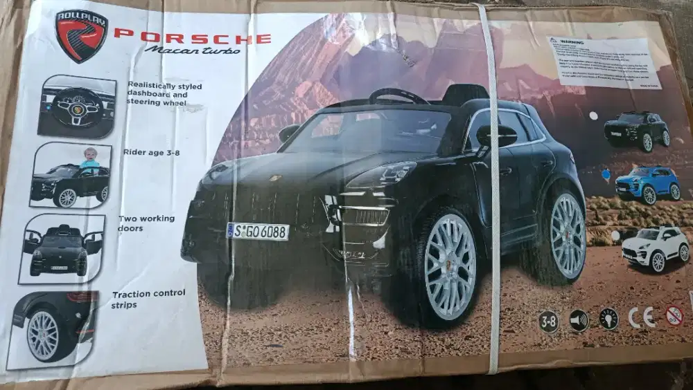 For sale Rollplay Porsche Macan Turbo 6V / Mainan Mobil Anak