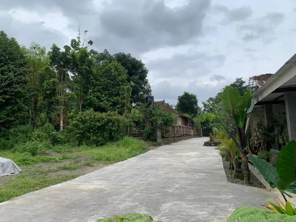 300jt Tanah Siap AJB di Barat RS Panti Nugroho Kaliurang