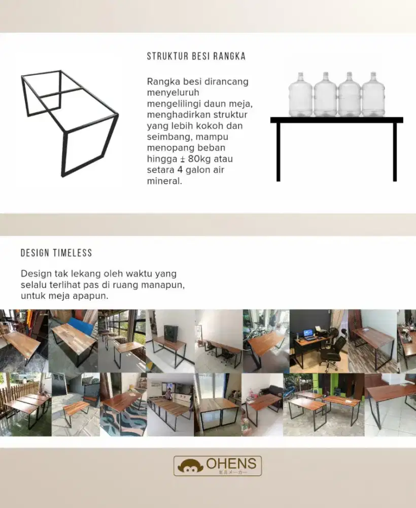 MEJA PREMIUM AESTHETIC 700.000 JADI 557.000 !