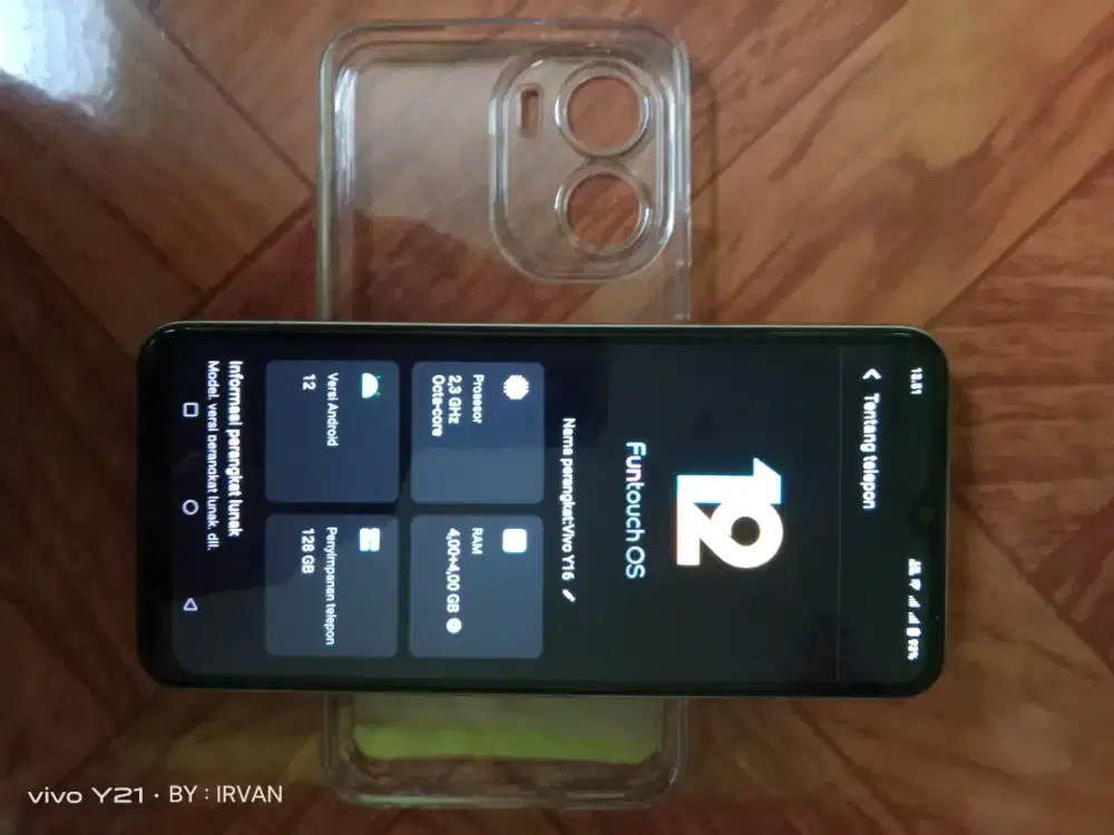 Vivo Y16 4+4/128 Like New Masih Orian