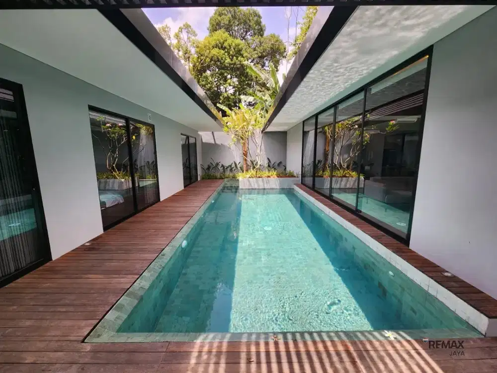 Villa Modern Disewakan Jangka Panjang 31 Th, di Area Ubud, Gianyar