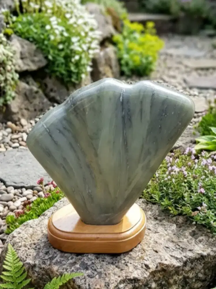 Pajangan Fosil Kayu Hijau Cristal (Giok Pasir Rakit) ±5Kg