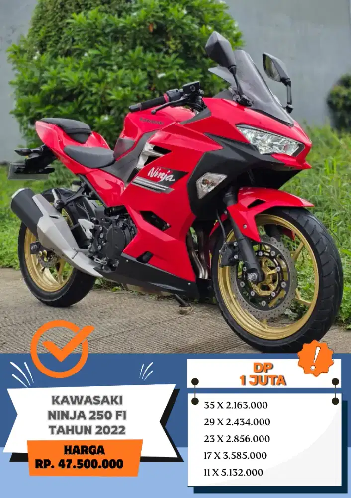 KM 6 Rb!! KAWASAKI NINJA 250 FI TAHUN 2022