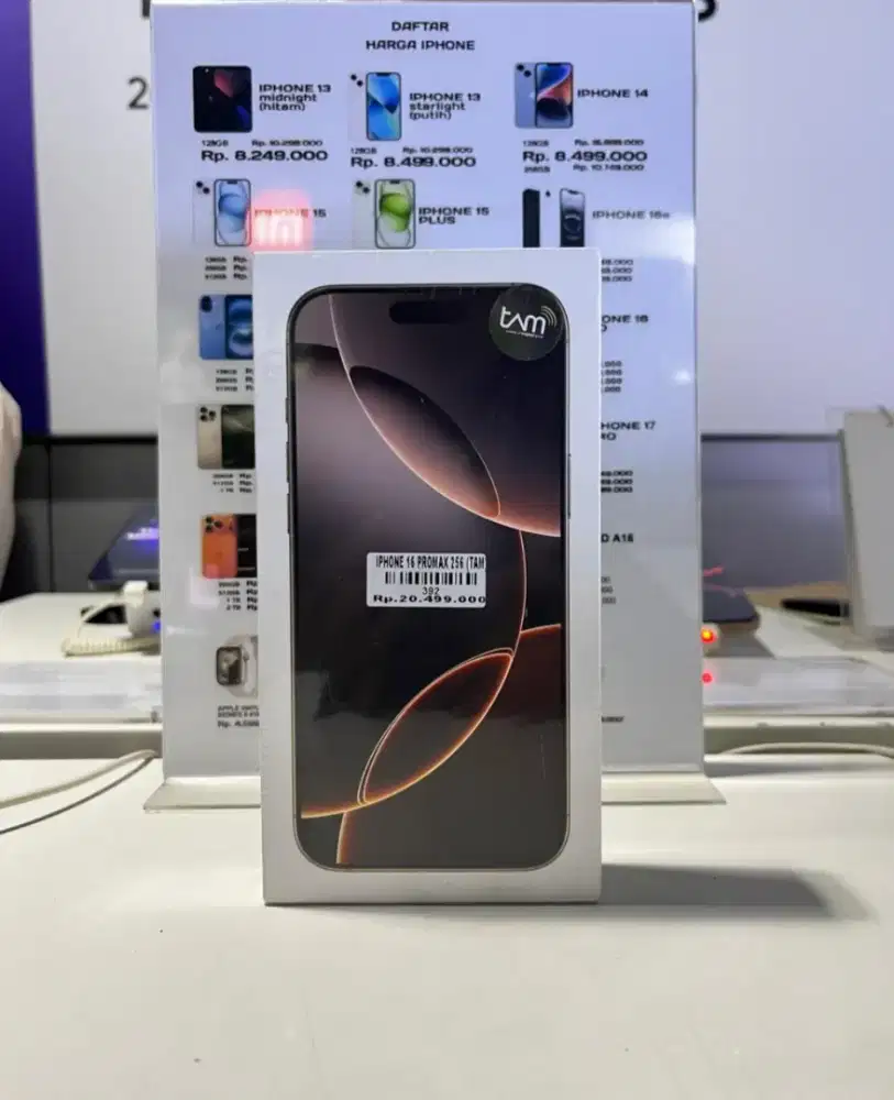 IPHONE 16 PROMAX 256 GB READY STOCK DI ATLANTIS JEMPONG