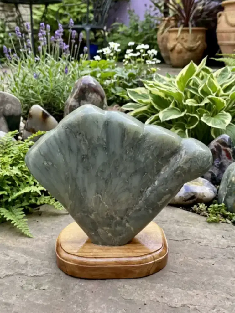 Pajangan Fosil Kayu Hijau Cristal (Giok Pasir Rakit) ±4Kg