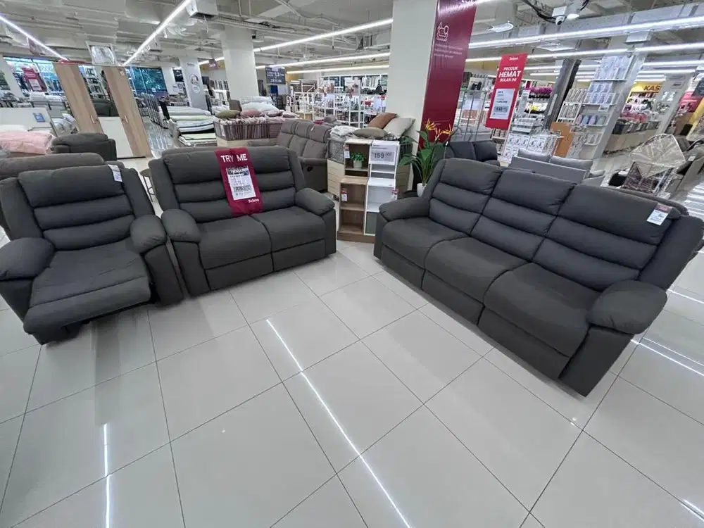 PROMO SOFA SET RECLINER CANTIK
