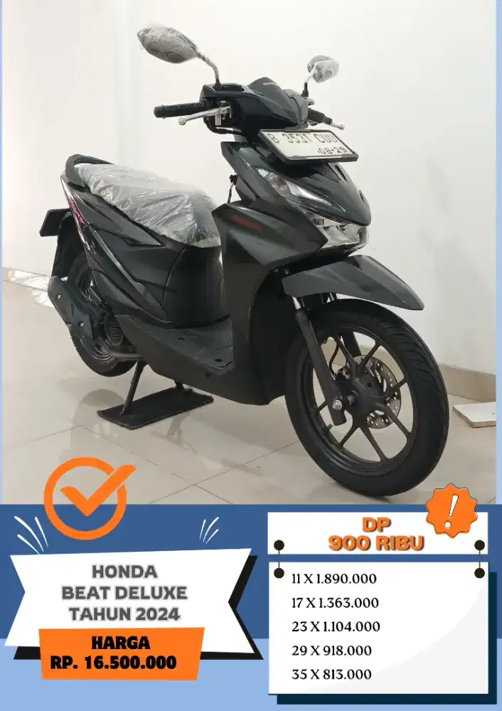 Dp 500 Rb!! HONDA BEAT DELUXE TAHUN 2024