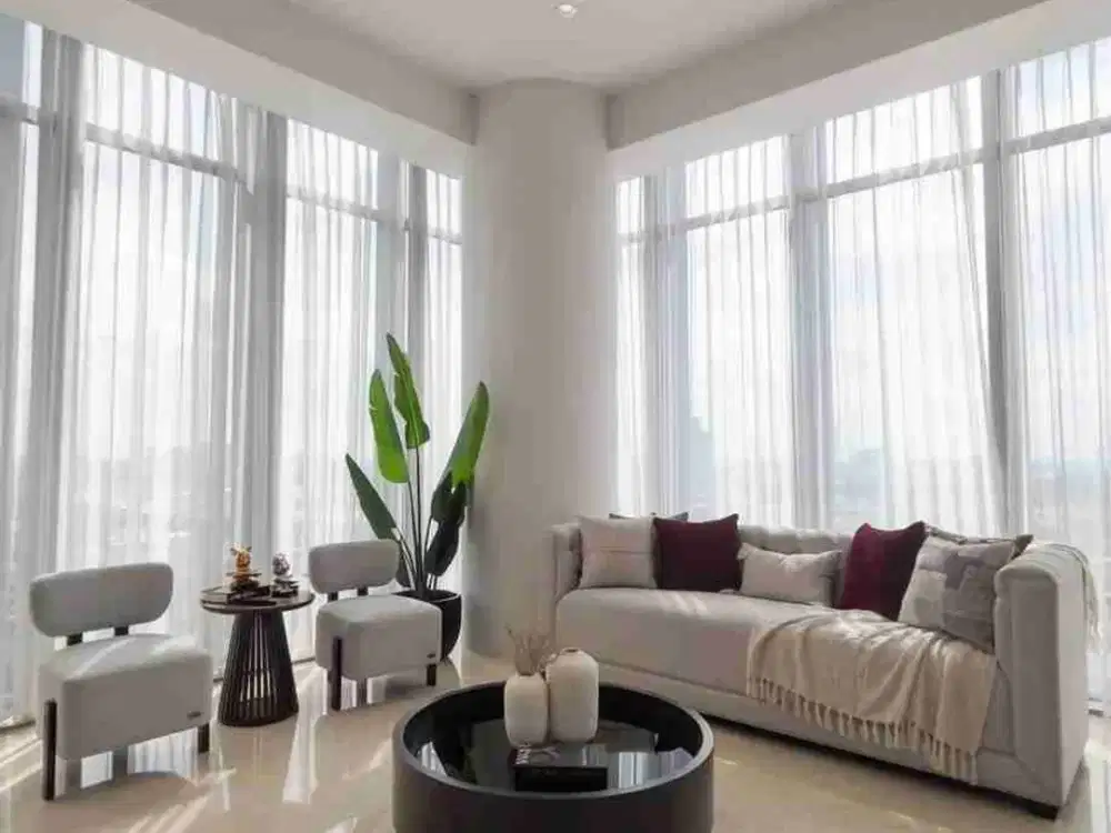 JUAL CEPAT MURAH APT SAUMATA
TYPE LOFT 2 LANTAI BRAND NEW FURNISHED CORNER UNIT