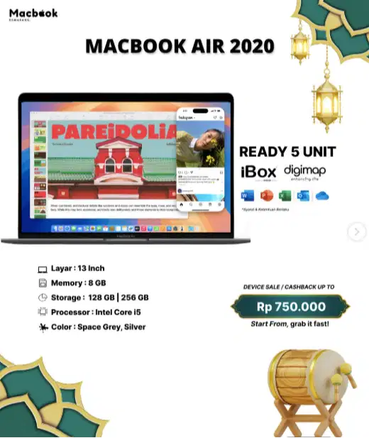 Macbook Air 2020 i5 8/128
