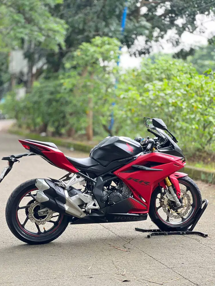 KM LOW! HONDA NEW CBR 250RR ABS QS 2021 MERAH PAJAK ON FULL MULUS