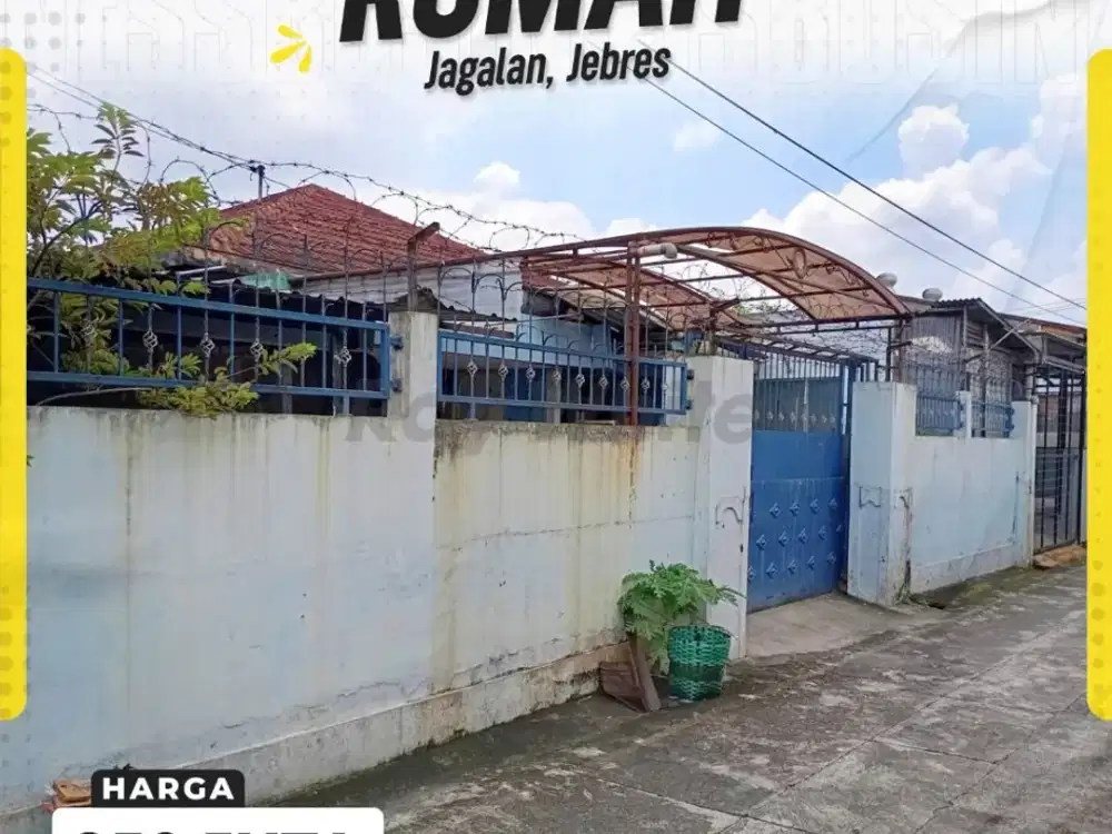 Dijual Rumah 5Kamar Akses Mobil Simpangan di Jagalan Jebres Solo