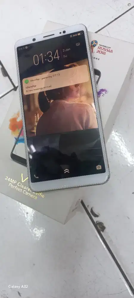 Vivo v7 ram 4/32 lengkap