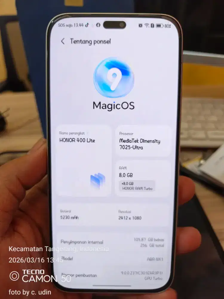 Honor 400 lite fokus mahar