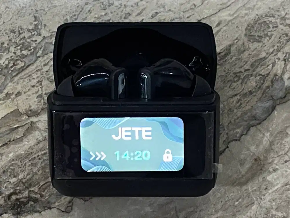 TWS JETE TX5 ANC Headset Bluetooth LED Touch Screen (BARU)