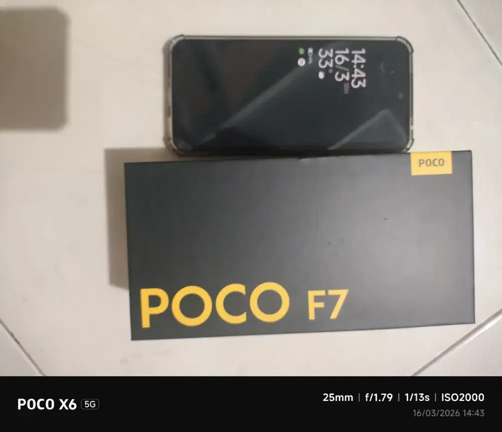 Dijual Poco F7 HP gaming dan anti air